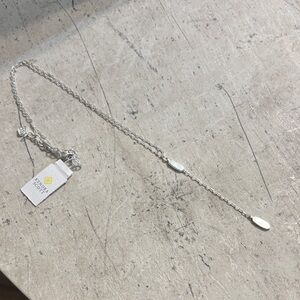 BNWT Kendra Scott Fern Y silver necklace